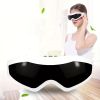 Smart Eye Massager Wireless Electric Eye Massager Air Compression Vibration Magenic Heated Vibration Eye Beauty Massage - Black