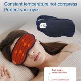 Rechargeable Heating Eye Massager Hot And Cold Compress Vibration Massage Hot And Cold Eye Mask 3D Sleep Steam Eye Mask Relax Reduce Dryness - T668