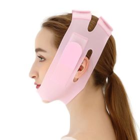 Women Chin Cheek Silicone Face Slimming Bandage Lift Up Belt V Line Face Shaper Facial Anti Wrinkle Strap Skin Care Beauty Tools - Pink