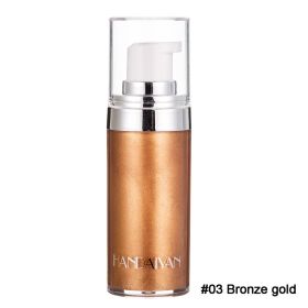 20Ml Spray Vloeibare Highlighter Body Bronzer Olie Mist Hoogtepunt Illuminator Cosmetische Shimmer Gezicht Contour Glitter Bodylotion Nieuwe - 20ml 03