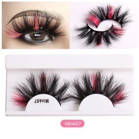 Color Mink Hair False Eyelashes Naturally Fit Thick Eyelashes - 7