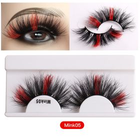 Color Mink Hair False Eyelashes Naturally Fit Thick Eyelashes - 5