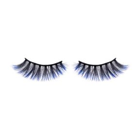 Three-Dimensional Multi-Layer Stage Makeup Color Eyelashes - BLUE1