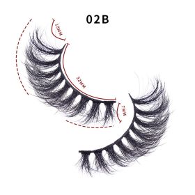 Soft and Thick Multi-Layer Three-Dimensional False Eyelashes Mimic Mink Hair - 5