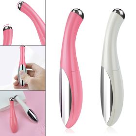 Electric Eye Beauty Instrument Remove Dark Circles Puffiness Ion Massager Pen Remove Fine Lines Vibration Massage Care Tool - Pink