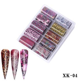 1 Box Nail art decoration starry sky sticker nail sticker nail decal - XK-04