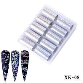 1 Box Nail art decoration starry sky sticker nail sticker nail decal - XK-08