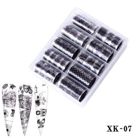 1 Box Nail art decoration starry sky sticker nail sticker nail decal - XK-07