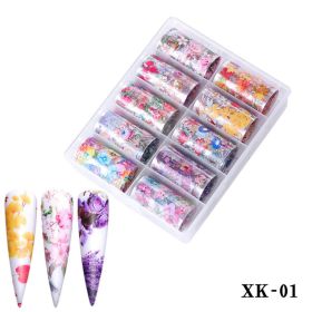 1 Box Nail art decoration starry sky sticker nail sticker nail decal - XK-01