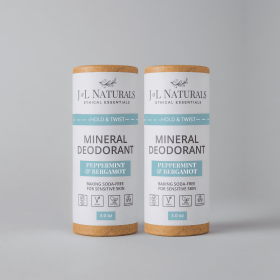 Mineral Deodorant (Duo) - Naked - Vanilla & Ylang Ylang