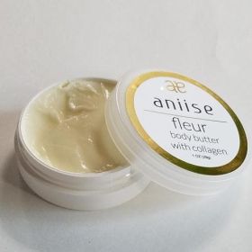 Moisturizing Body Butter Cream with Collagen - Unisex - Fleur - 1 oz