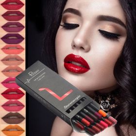 12Pcs Professional Waterproof Lipliner Pencil Smooth Natural Lip Liner Pen Lip Long Lasting Moisturizer Cosmetic Makeup