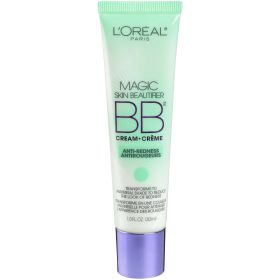 L'Oreal Paris Magic Face Makeup Anti Redness BB Cream, 1 fl oz