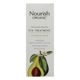 Nourish Organic Eye Treatment Cream - Renewing And Cooling - Avocado And Argan Oil - .5 Oz - Default