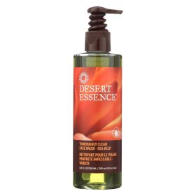 Desert Essence - Thoroughly Clean Face Wash With Eco Harvest Tea Tree Oil And Sea Kelp - 8.5 Fl Oz - Default