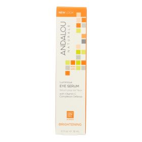 Andalou Naturals Luminous Eye Serum Brightening - 0.6 Fl Oz - Default