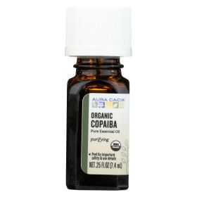 Aura Cacia - Essential Oil - Copaiba - Case Of 1 - .25 Fl Oz. - Default