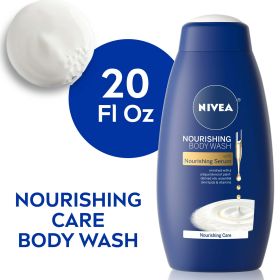 NIVEA Nourishing Care Body Wash with Nourishing Serum, 20 Fl Oz - NIVEA