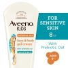 Aveeno Kids Face and Body Gel Cream Lotion for Sensitive Skin, 8 oz - Aveeno