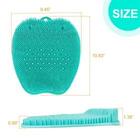 Shower Foot Scrubber Foot Massager Exfoliation Cleaner Mat Improve Foot Circulation Scrubber Foot Pain Relief Mat - Aqua