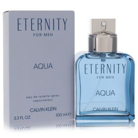 Eternity Aqua by Calvin Klein Eau De Toilette Spray - Men - 3.4 oz