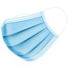 Disposable Face Mask Adult Breathable Mask with Nose Clip Ear Loop 200 Pack Blue - default