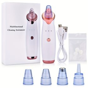 Blackhead Remover Instrument Black Dot Remover Acne Vacuum Suction Face Clean Black Head Pore Cleaning Beauty Skin Care Tool - 1 Set