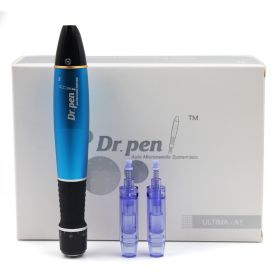 Dr. Pen A1-W Ultima Electric Derma Pen Stamp Auto MicroNeed1e Roller 2x 12Pin Cartridges - 1 Piece