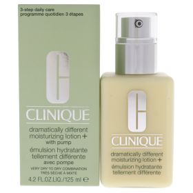 Dramatically Different Moisturizing Lotion Plus - Very Dry To Dry Combination Skin by Clinique for Unisex - 4.2 oz Moisturizer - Unisex - 4.2 oz