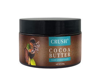 CRUSH Cocoa Butter Body Cream with Vitamin E, SMOOTHING BODY BUTTER, 250g - cocoa