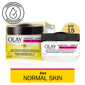 Olay Complete Cream Moisturizer with SPF 15 Normal, 2.0 oz - Olay