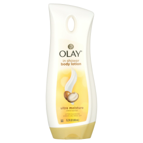 Olay Ultra Moisture Shea Butter in-Shower Body Lotion, All Skin Types, 15.2 fl oz - Olay