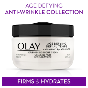 Olay Age Defying Classic Night Cream, Face Moisturizer, All Skin Types, 3.4 oz - Olay