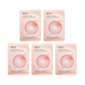 NATURAL BEAUTY - (For KR) BIO UP a-GG Skin Activating Golden Yeast Liposome Mask 5x25ml/0.84oz - As Picture