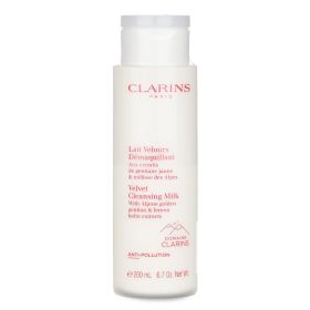 CLARINS - Velvet Cleansing Milk with Alpine Golden Gentian & Lemon Balm Extracts 37879/80062049 200ml/6.7oz - As Picture