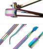 1Set Professional Supplies Nail Art Cuticle Pusher Kit Manicure Nail Tool for Nail Art - 01