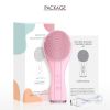 Waterproof Sonic Facial Cleansing Brush - Deeply Cleanses and Massages Skin for a Smooth, Refined Look - Light Green