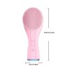 Waterproof Sonic Facial Cleansing Brush - Deeply Cleanses and Massages Skin for a Smooth, Refined Look - Pink