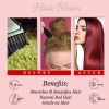 Hair Bloom Natural Red Hair Color- Henna w/ Mixed Himalayan Herbs Hair Color Powder- 12 Individual Sachets (10 gm each)- Reusable Brush & Tray Include