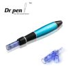 Dr. Pen A1-W Ultima Electric Derma Pen Stamp Auto MicroNeed1e Roller 2x 12Pin Cartridges - 1 Piece