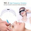 Smart Eye Massager Wireless Electric Eye Massager Air Compression Vibration Magenic Heated Vibration Eye Beauty Massage - Black