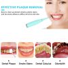 Electric Dental Calculus Remover Teeth Cleaner Teeth Cleaning Kit Rechargeable Teeth Cleaning Tools Kit Household Tartar Scraper Tartar Remove - Blue