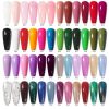 12ml Solid Color Glitter Cat Eye Sequin Soak Off Nail Art Varnish Professional Manicure Design Salon 66 Colors Nail Polish UV Gel - Order Note Color